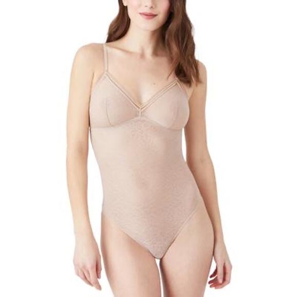 Btempted by Wacoal Nude Lace‎ Teddy Size M - Picture 1 of 7